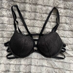 VS Black Lace Push-Up Bra